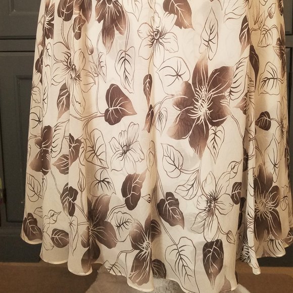 Ann Taylor Loft Floral Garden Party Dress Size 10 - Picture 4 of 11